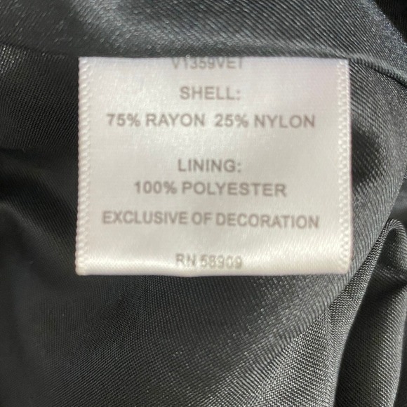 Chelsea & Violet Dark Floral Boho Velvet Blouse Crop Top Women M Brown Romantic - Picture 8 of 9